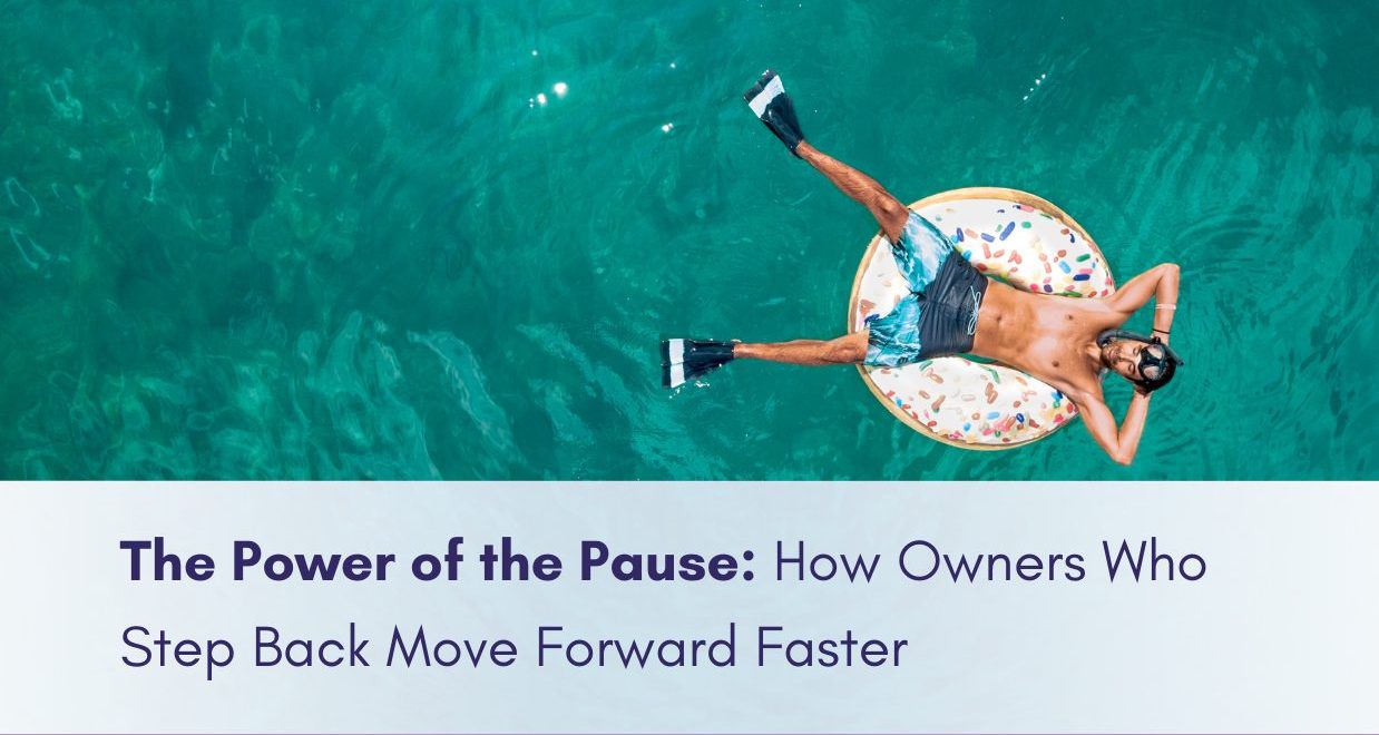 Business owner reviewing financial performance during a quiet reflection session.