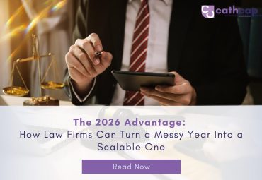 Attorney reviewing financial dashboards to prepare law firm strategy for 2026