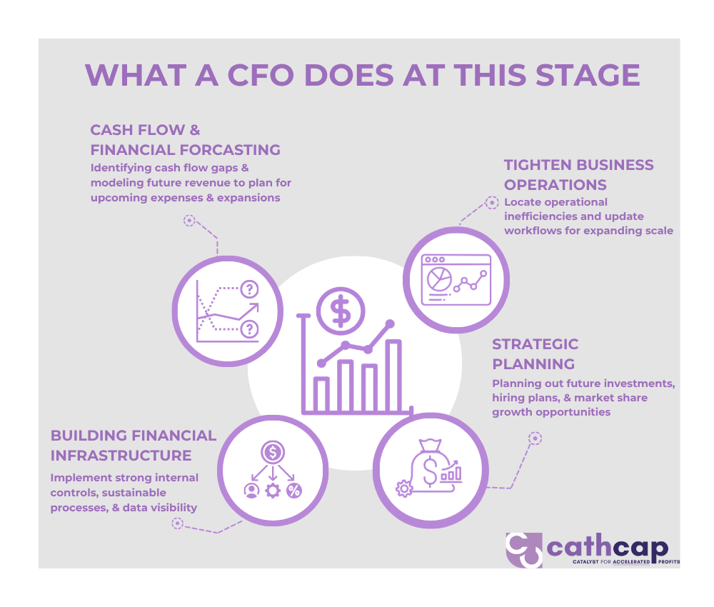 4 main things that a fractional CFO looks like at this business stage