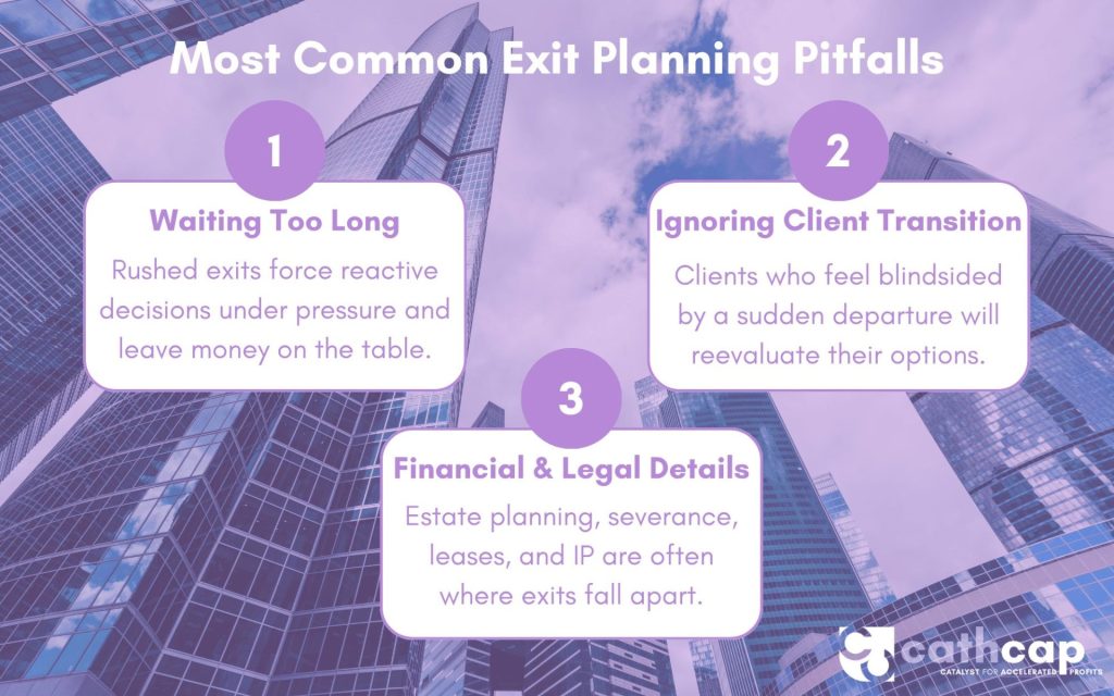 3 most common exit planning pitfalls