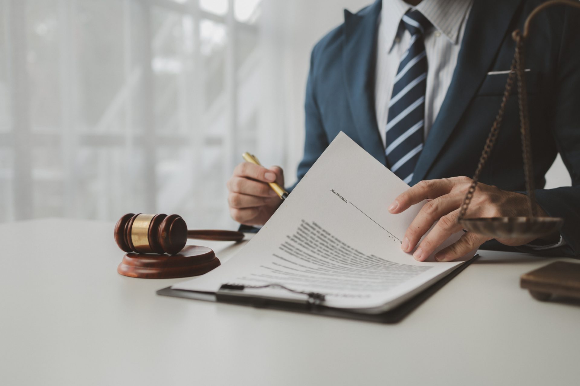 lawyer working