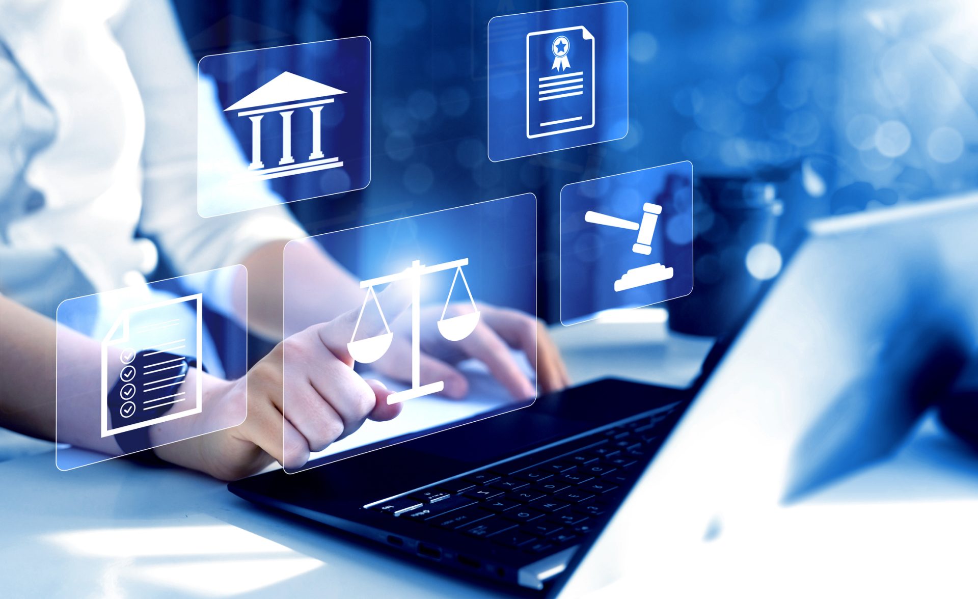 elements of a law firm and computer